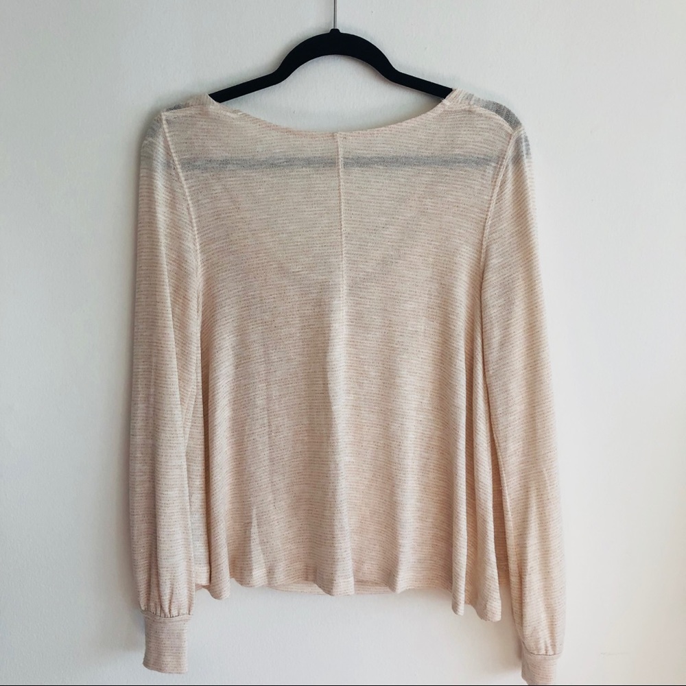 Free People Palmer Metallic Draped Sweater - Picture 7 of 7